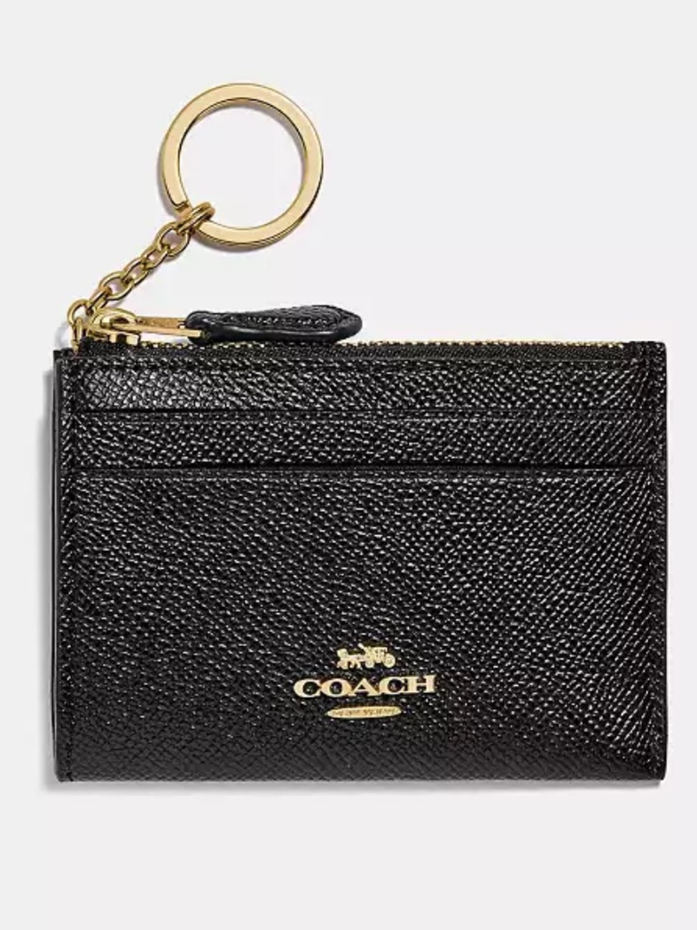 COACH MINI SKINNY ID CASE BLACK